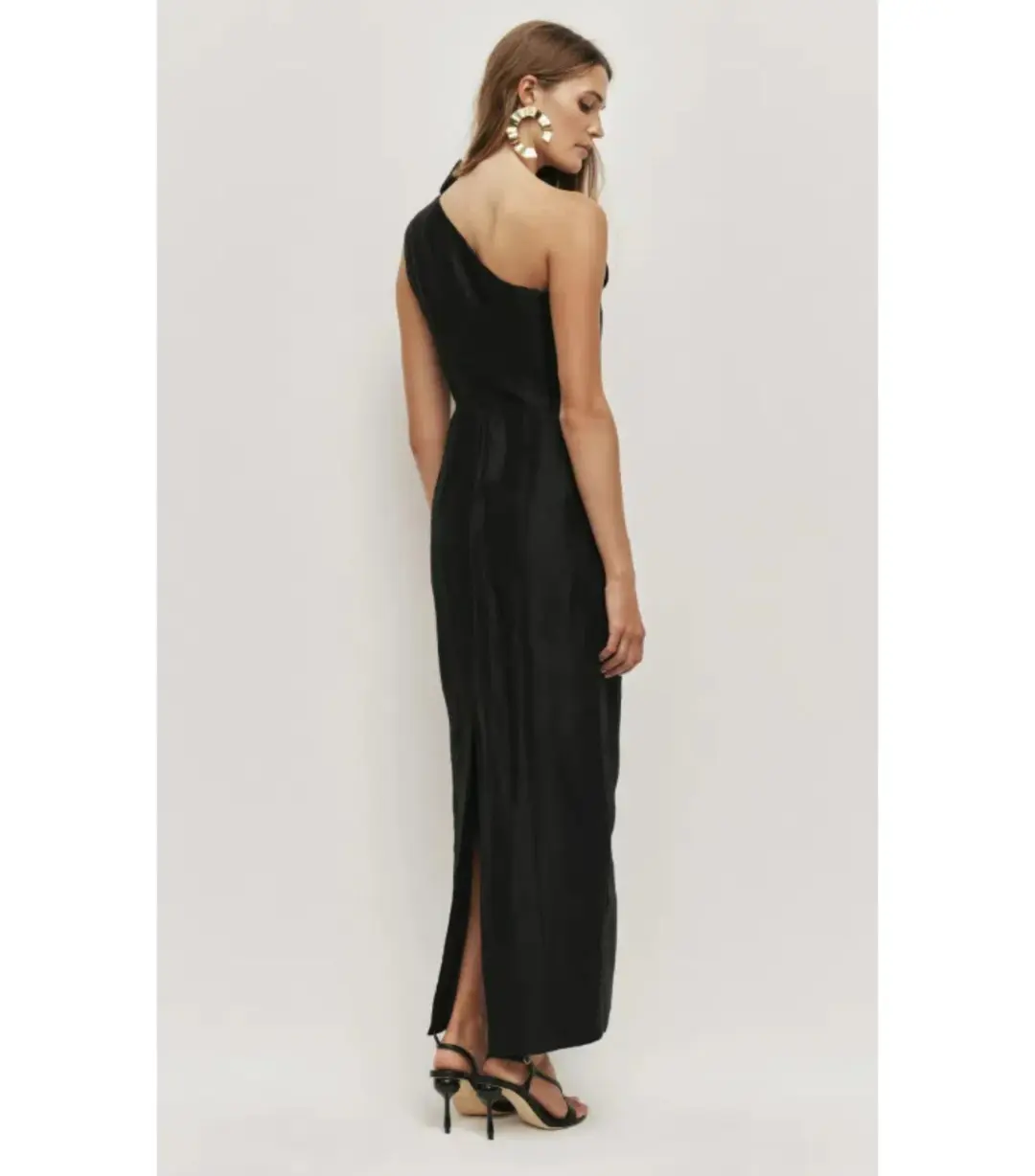 Aje Isla Maxi Dress Black Size AU 14 for rent on The Volte - main image