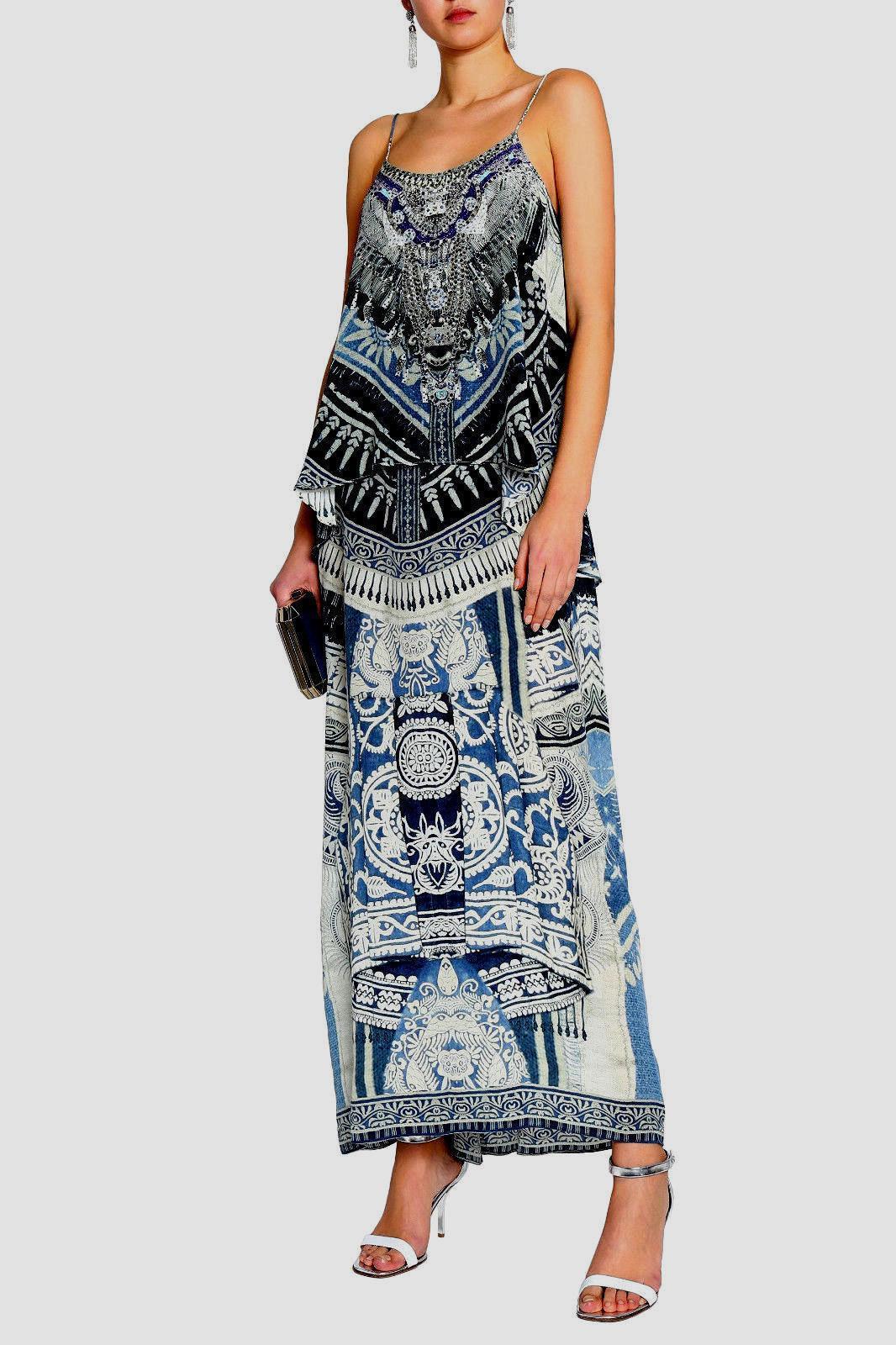 CAMILLA Tales of Batik Low Back Layered Dress Size XS  - Image 3