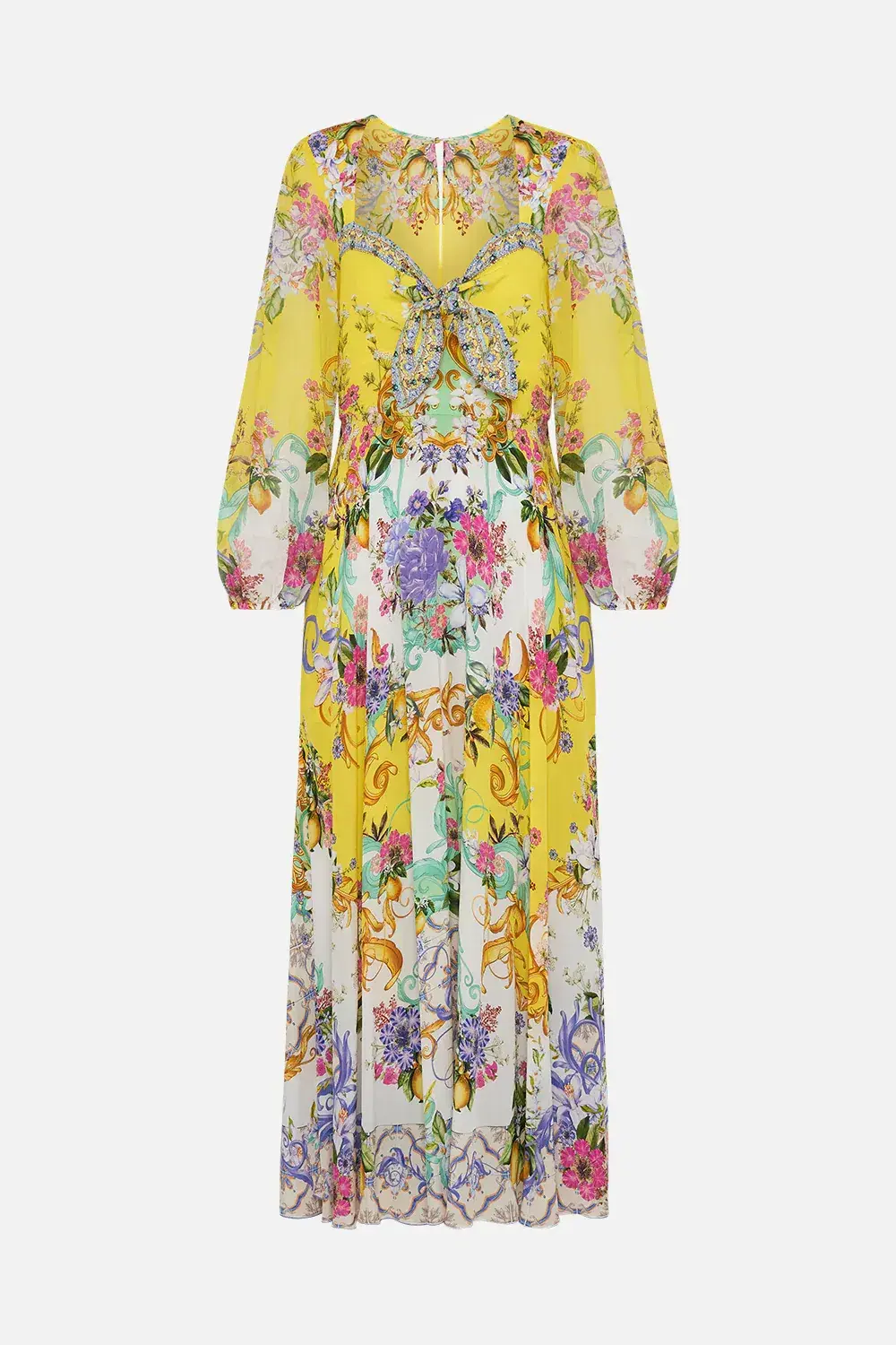Camilla Caterina Spritz Tie Front Long Sleeve Dress Size XL-XXL  - Image 4