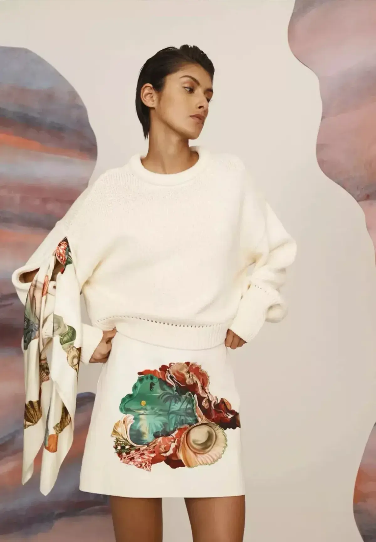 Alemais opal knit and skirt set  - Image 1