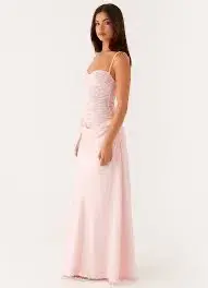 Peppermayo Exclusive - Romy Maxi Dress - Pink SIZE AU 4/6 - Image 3