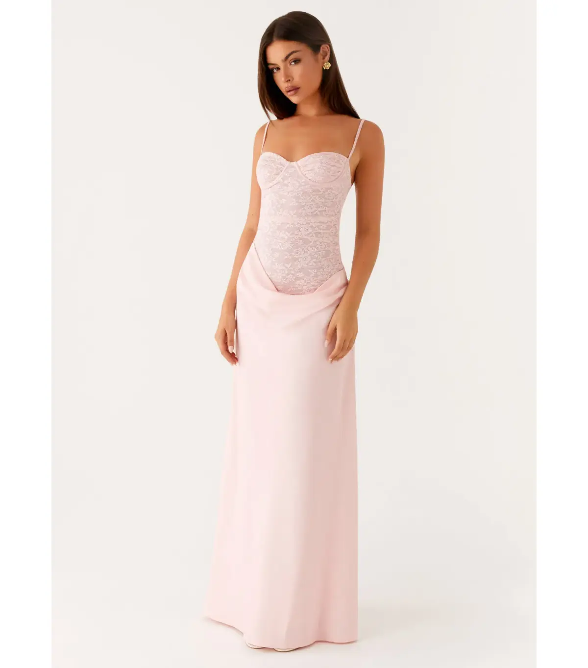 Peppermayo Exclusive Romy Maxi Dress Pink Size AU 4 - Image 1