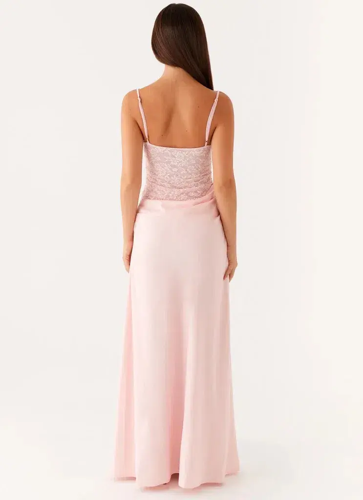 Peppermayo Exclusive - Romy Maxi Dress - Pink SIZE AU 4/6 - Image 1