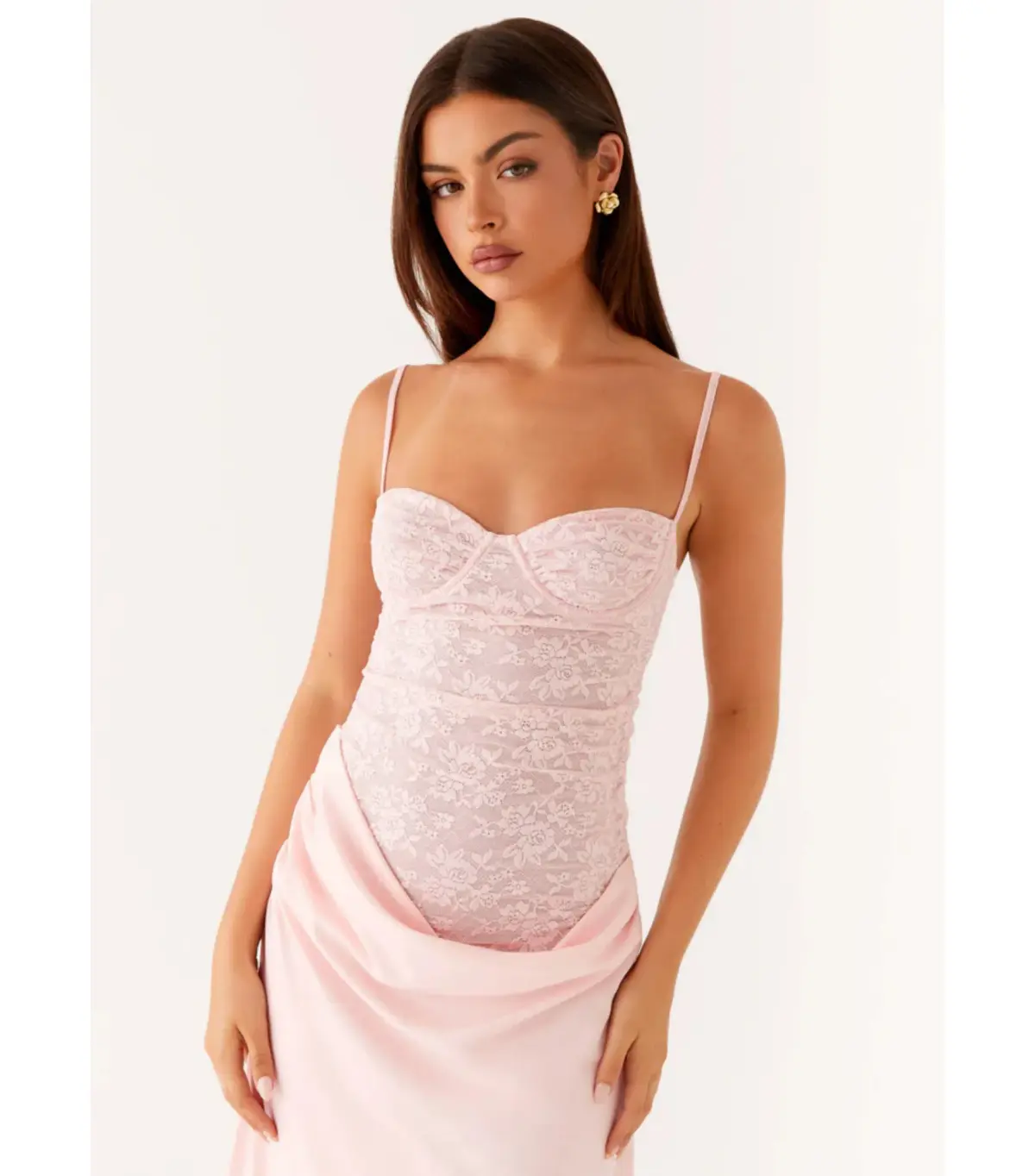Peppermayo Exclusive Romy Maxi Dress Pink Size AU 4 - Image 3
