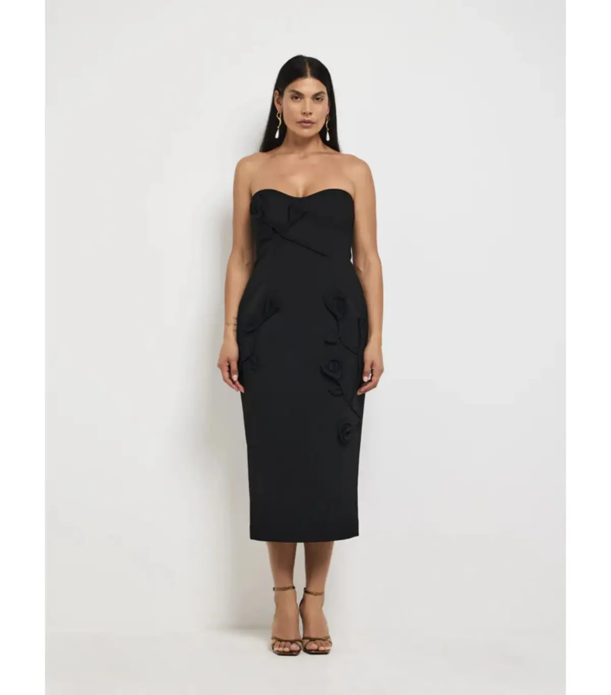 Sheike Maya Midi Dress Black Size 16 - Image 5