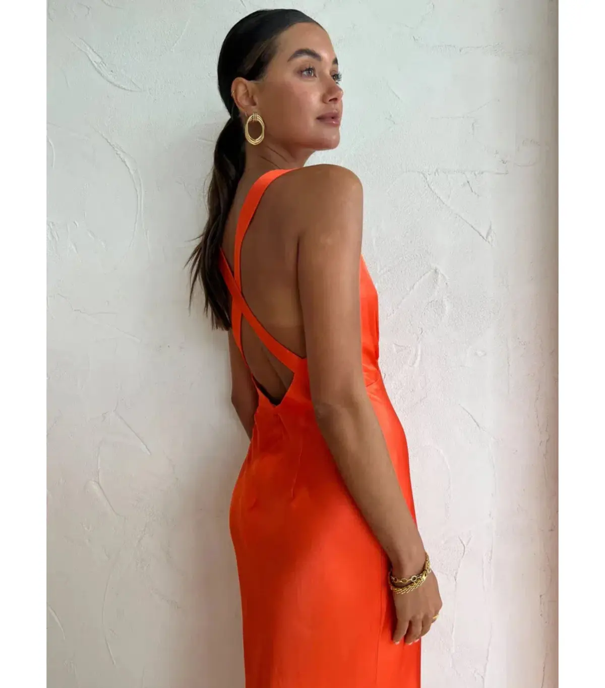 Shona Joy Midi Dress in Hibiscus - Image 4