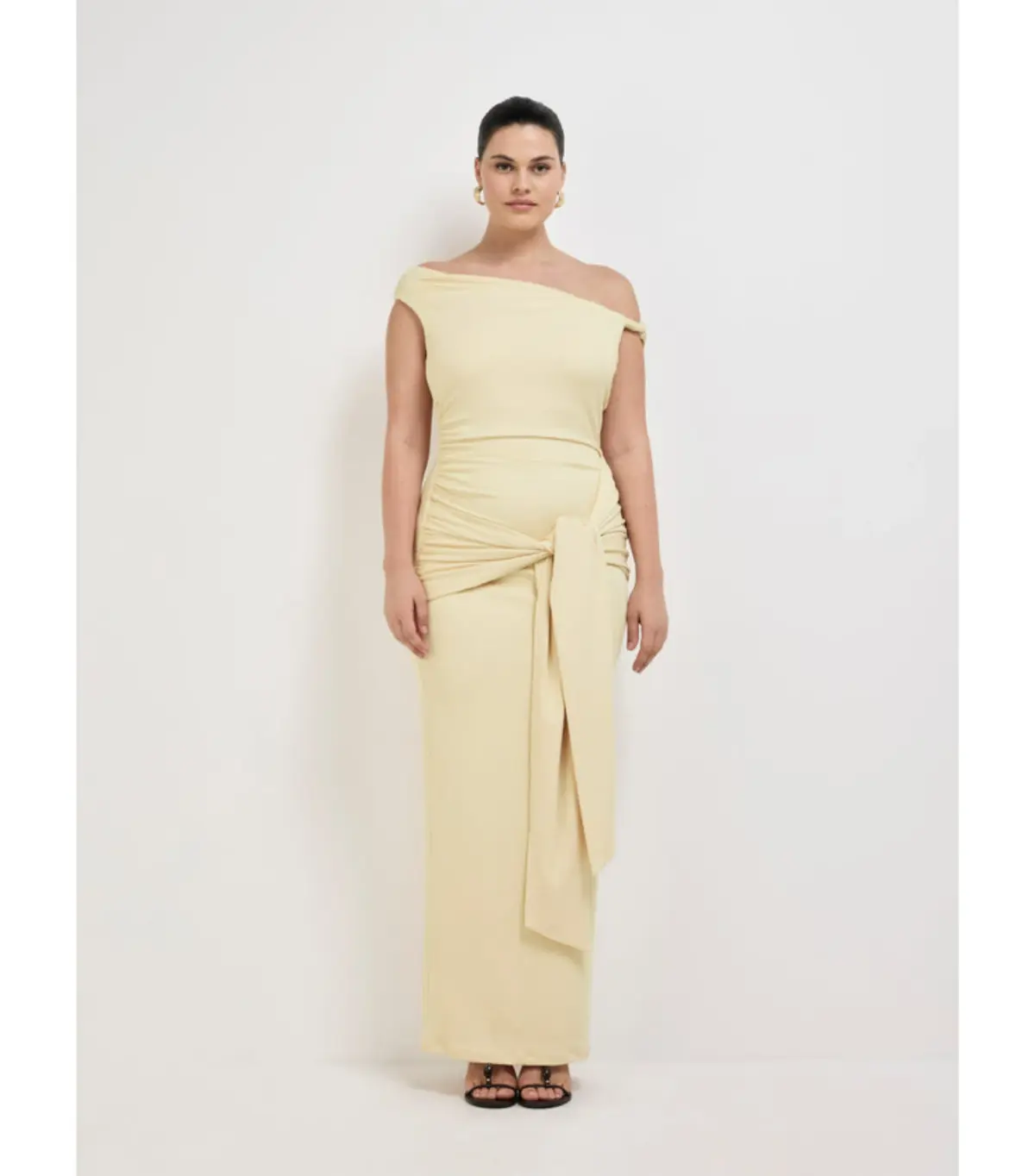 Sheike Olivia Maxi Dress Pale Yellow Size AU 12  - Image 4