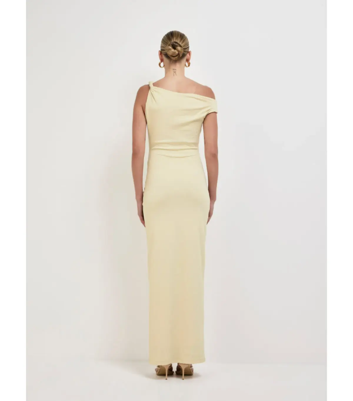 Sheike Olivia Maxi Dress Pale Yellow Size AU 12  - Image 3