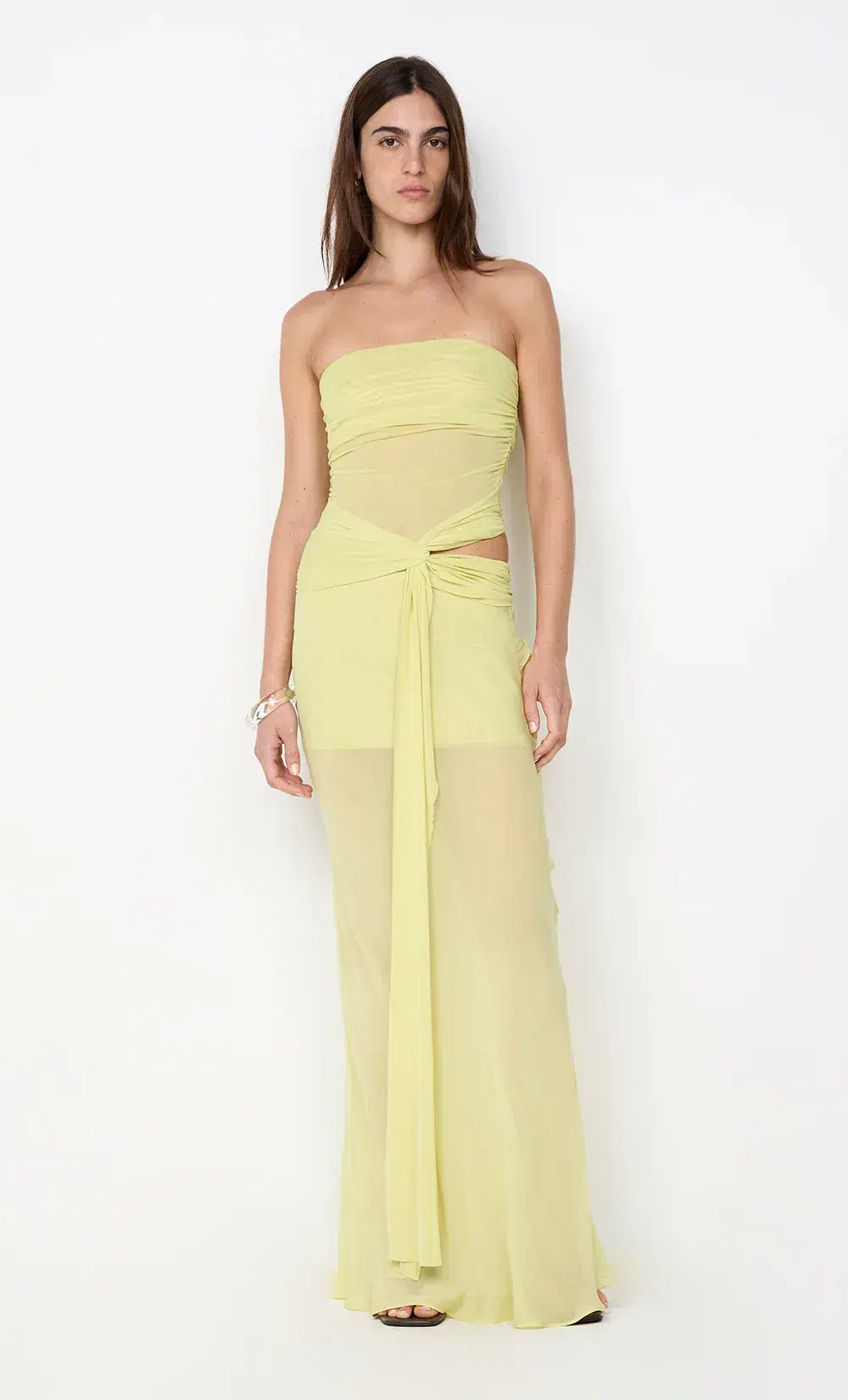 Bec & Bridge JEHNAYA STRAPLESS MAXI DRESS  CITRUS Size 6 - Image 1