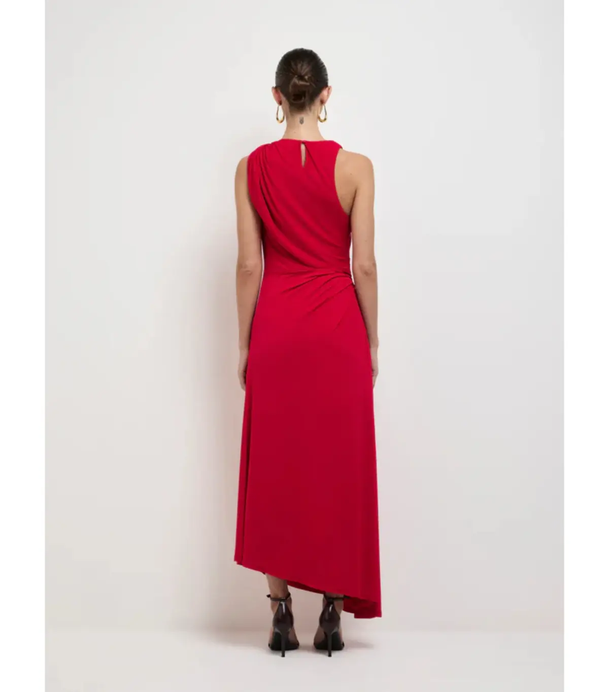 Sheike Emporium Midi Dress Red Size 18 - Image 3