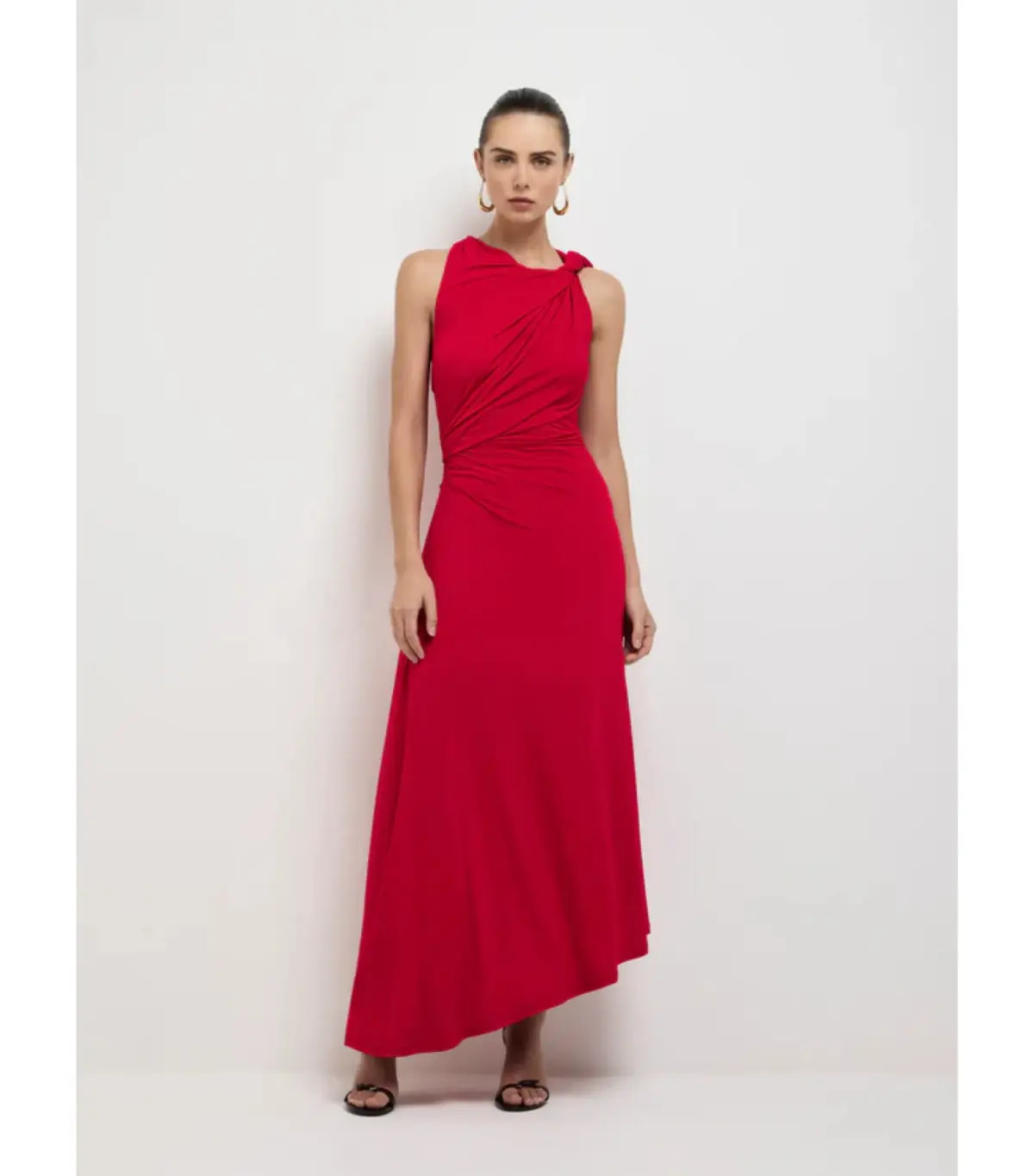 Sheike Emporium Midi Dress Red Size 18 - Image 1