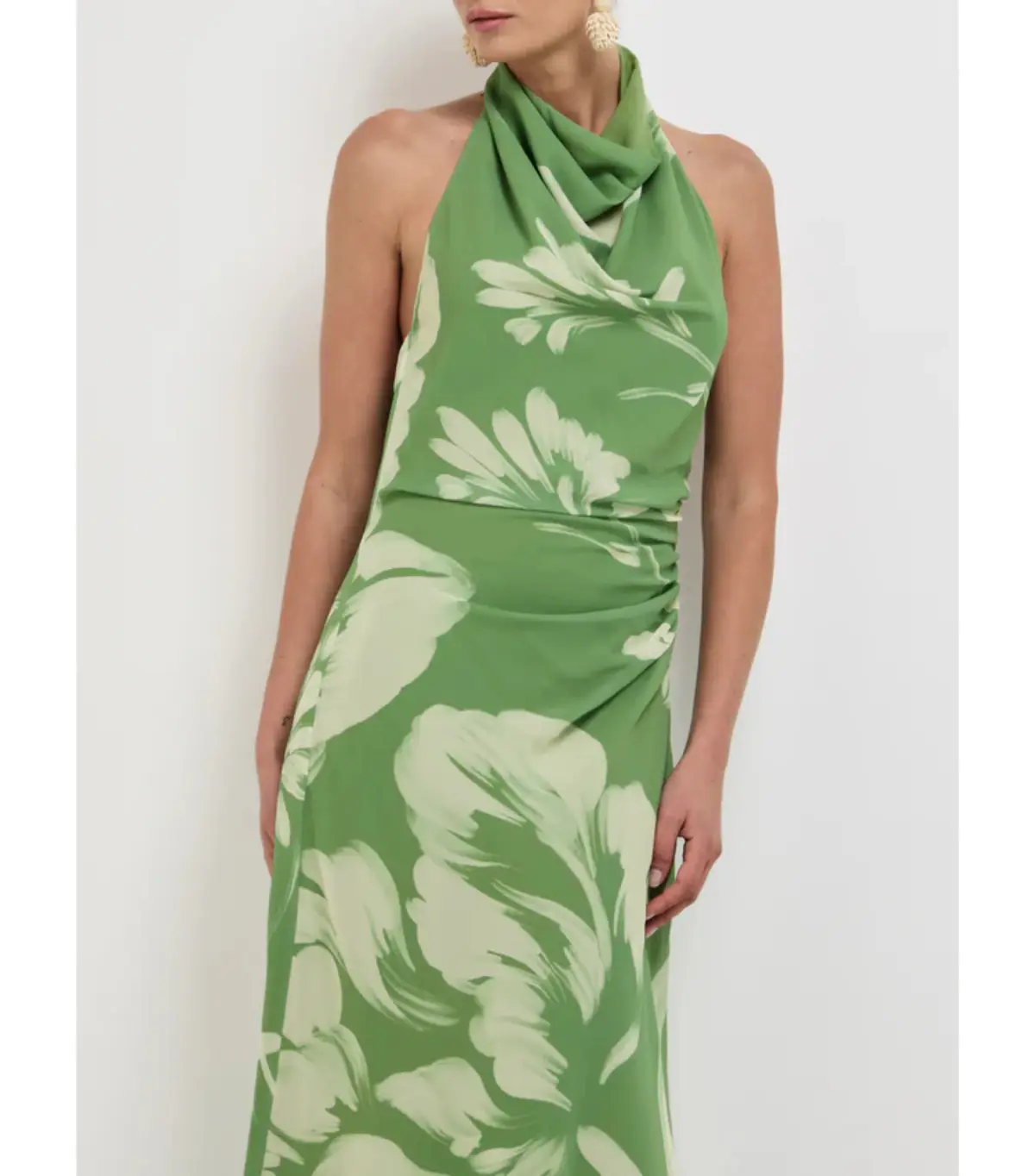 Sheike Mia Maxi Dress Green Print Size 18 - Image 2