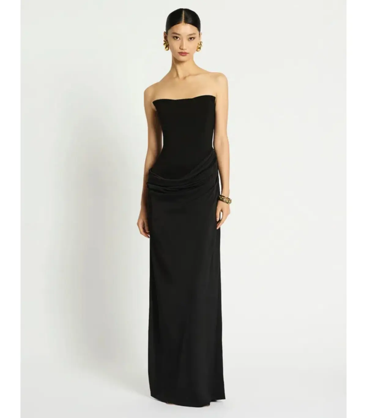Sass & Bide Kahlo Maxi Column Black Dress AU 8 - Image 1