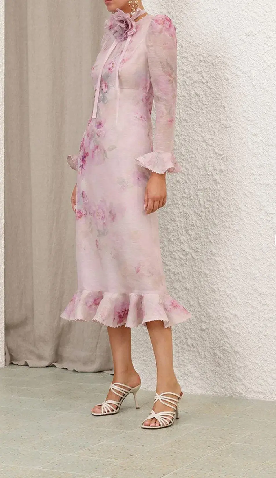 Zimmermann Crush Flower Midi Dress - Image 2