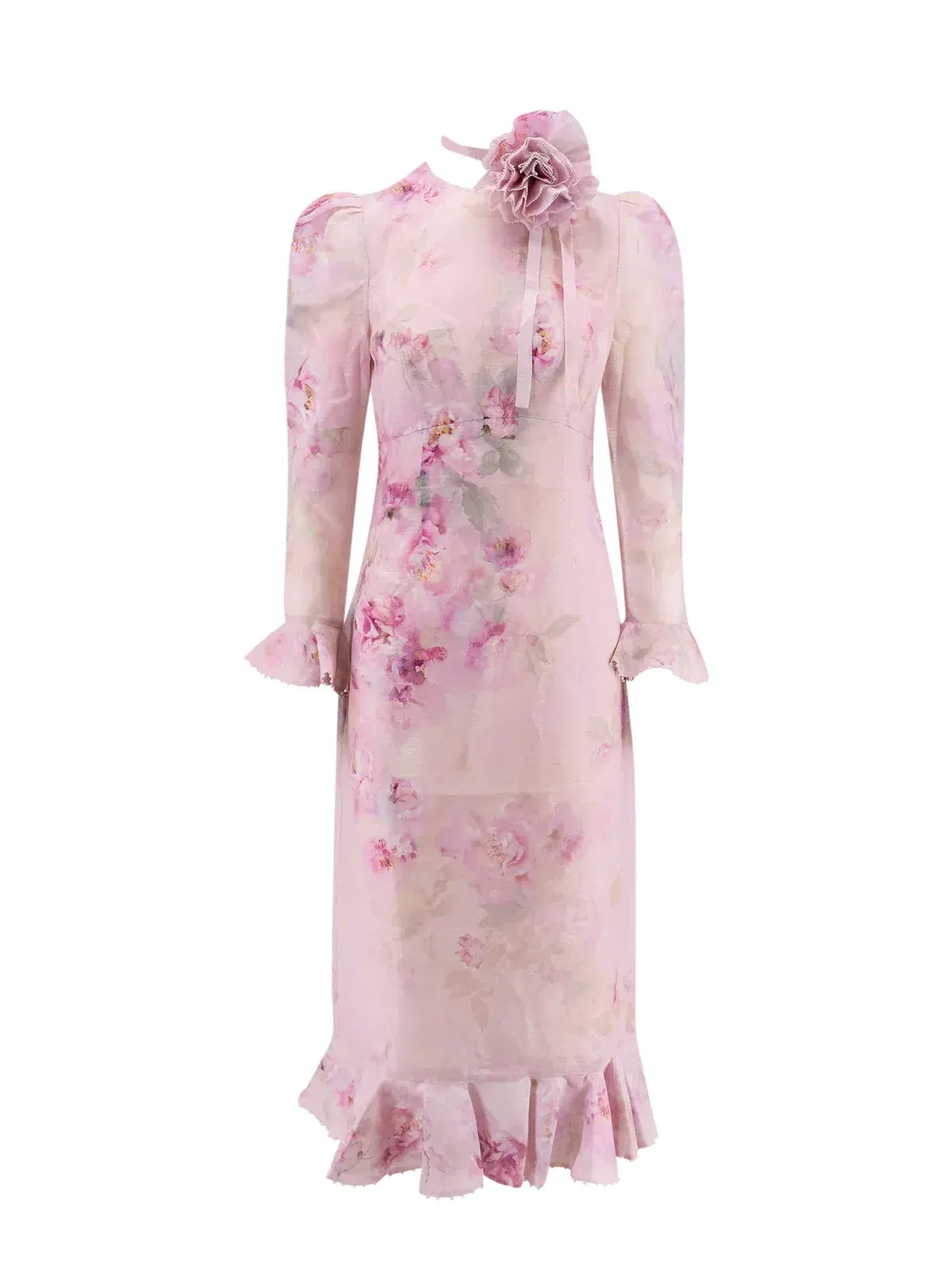 Zimmermann Crush Flower Midi Dress - Image 3