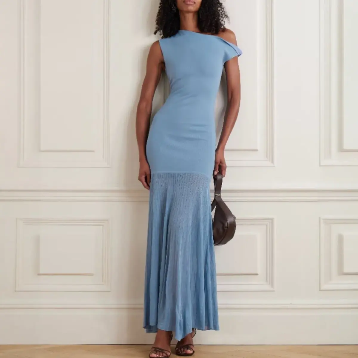 Sir Indigo Twist Dress in Blue Size 4 AU 14 - Image 1