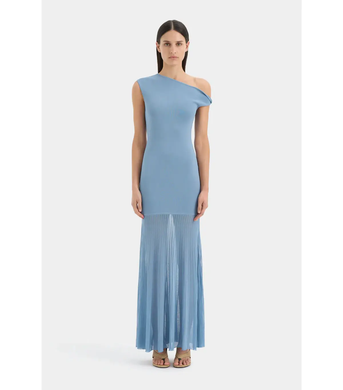 Sir the Label Indigo Twist Maxi Dress in Blue Size 4 / AU 14 - Image 1