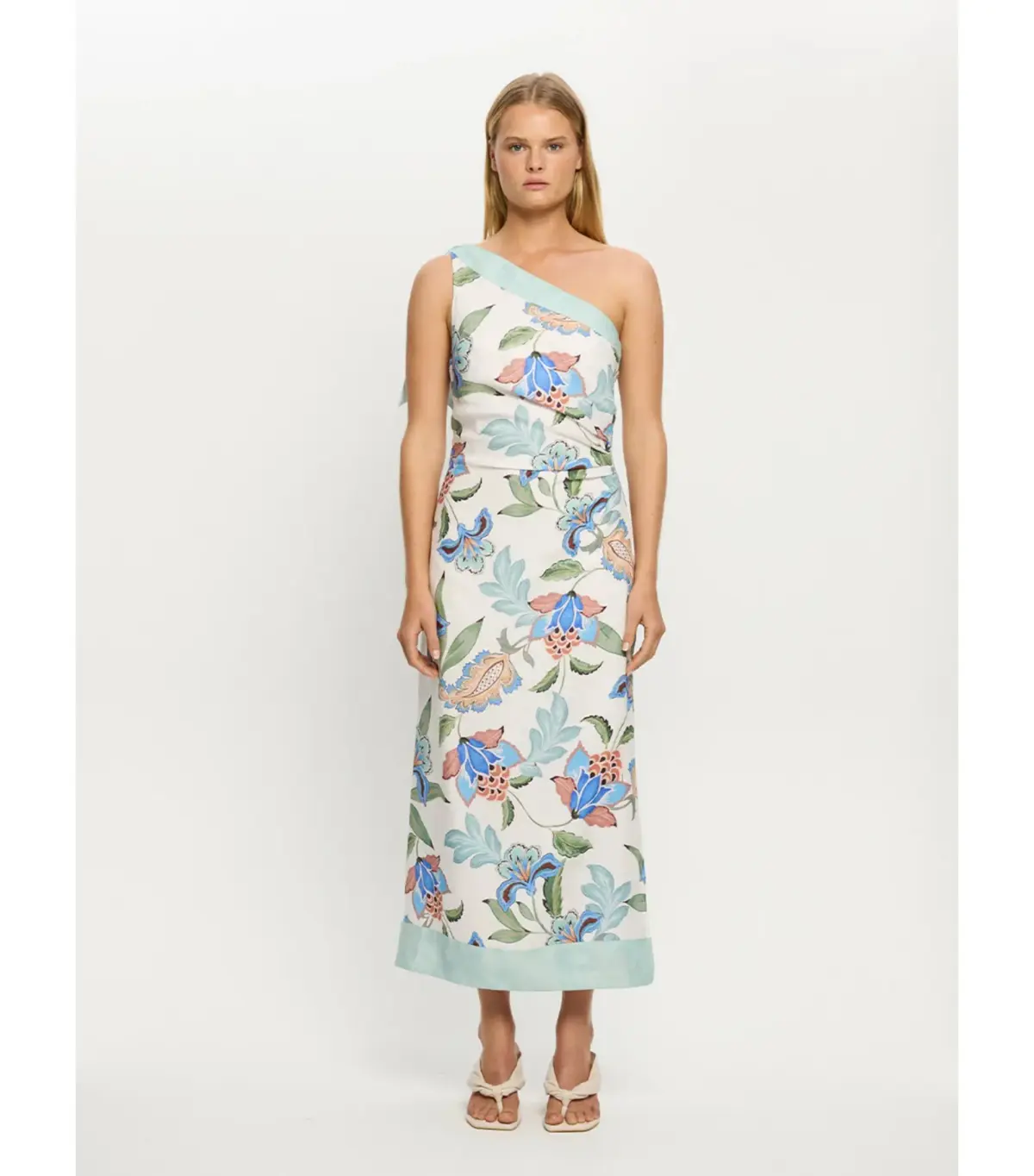 Kivari Azure Midi Dress Floral Size AU 12 - Image 1