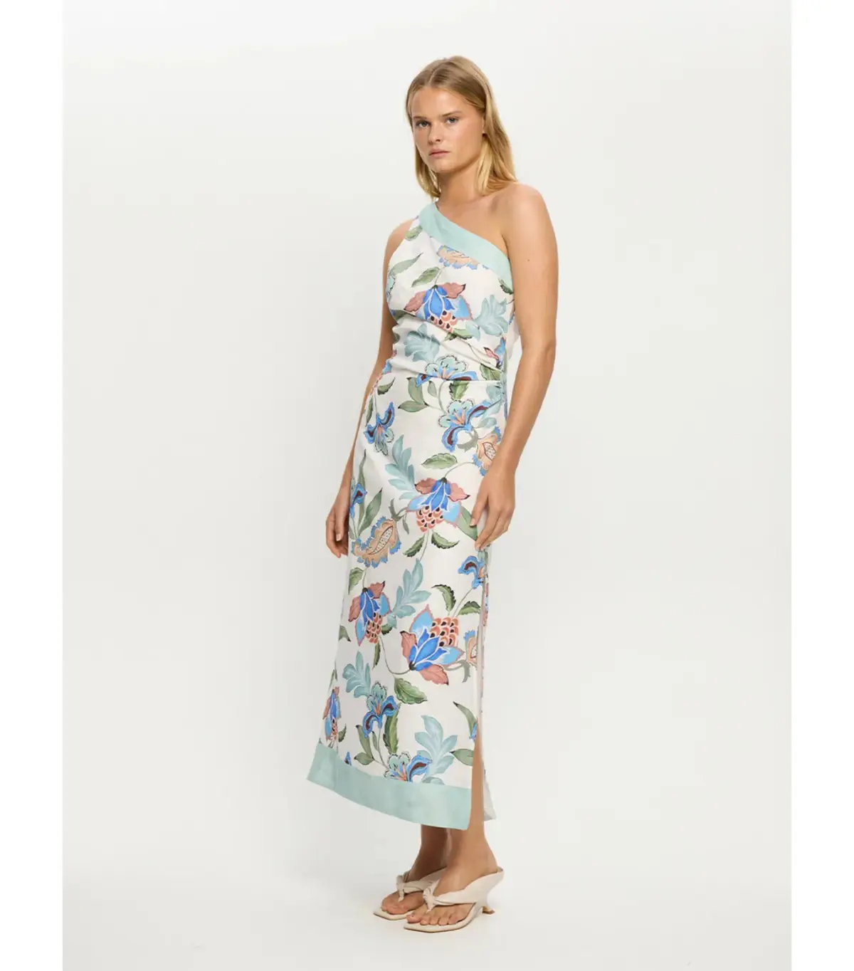 Kivari Azure Midi Dress Floral Size AU 12 - Image 2