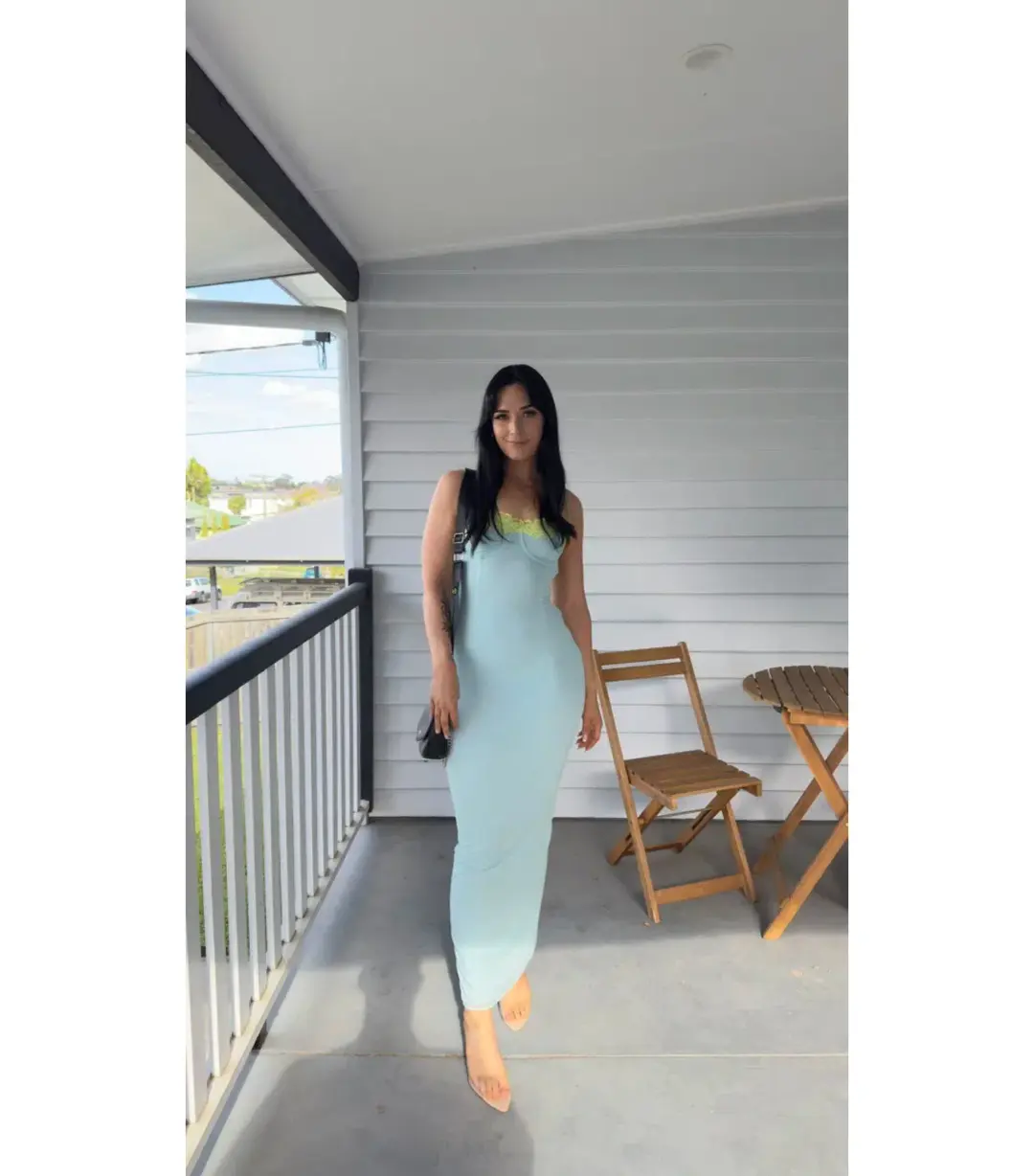 House of CB Aiza Maxi Dress Ocean Blue Size S / AU 8  for rent on The Volte - main image