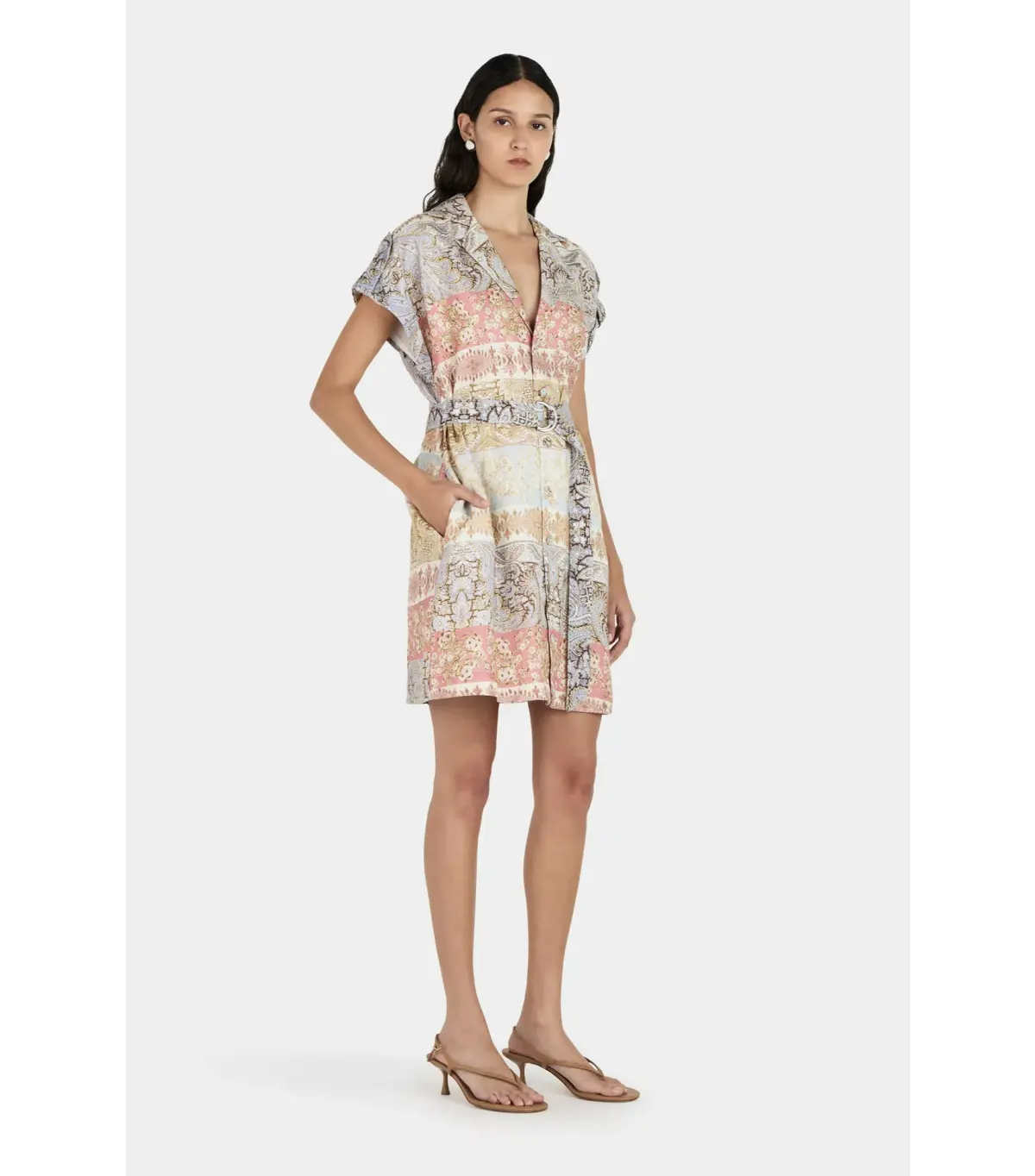 Hansen And Gretel Kathryn Dress Paisley Lane Print Size AU 8 - Image 2