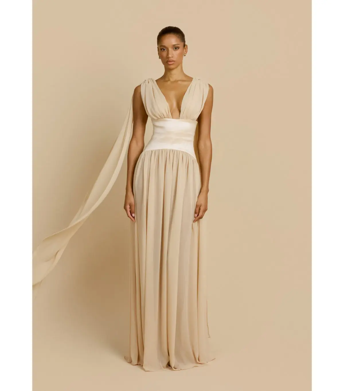 Arcina Ori Ramona Dress Champagne Size M / AU 10 - Image 1