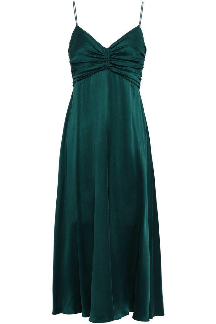 Zimmermann Rouche Slip Dress Green Size 1 / AU 10 - Image 2