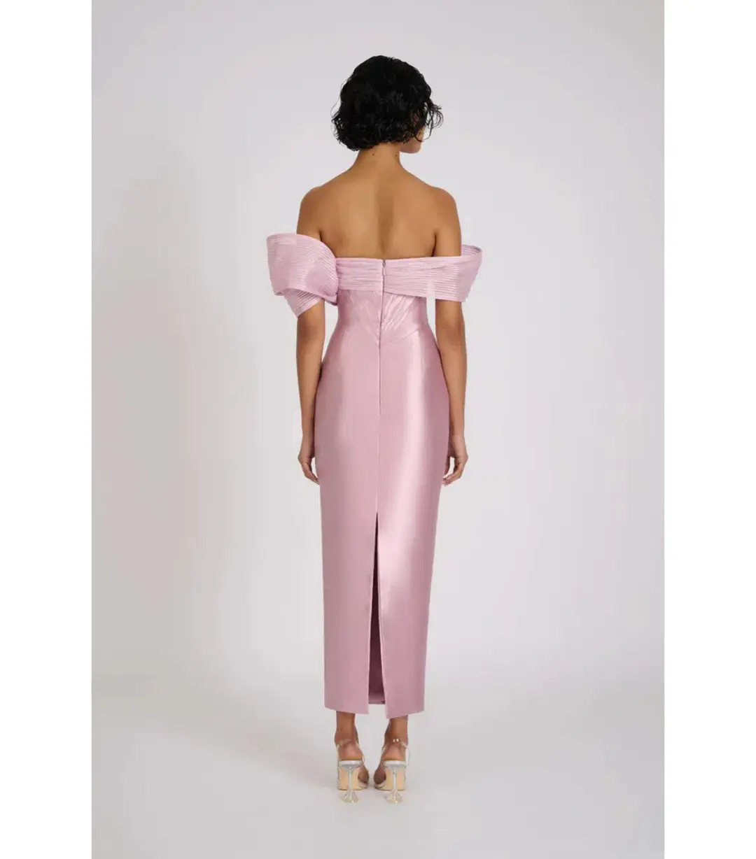 Eliya The Label Annika Midi Dress Mauve Size AU 8 for rent on The Volte - main image