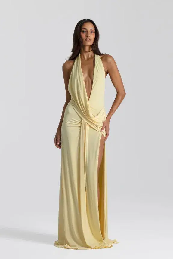 Natalie Rolt Winona Gown in Lemon Size XS/6 - Image 1