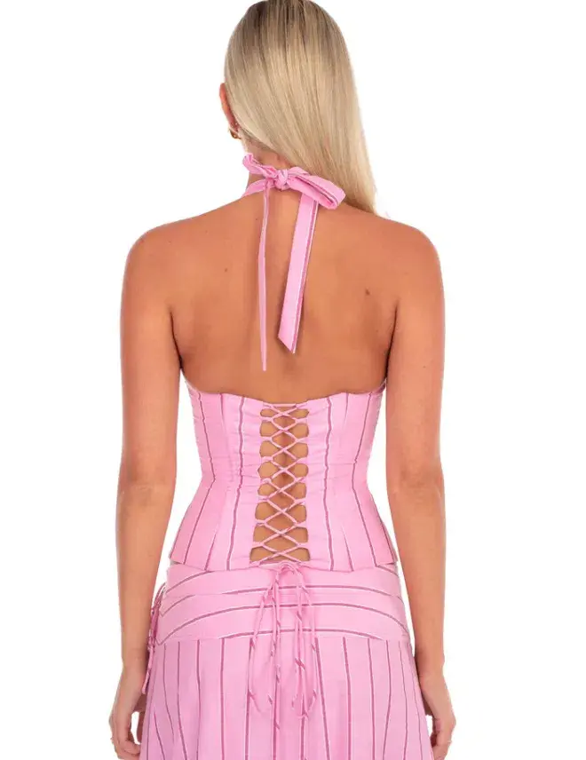 I am delilah, Sabrina Corset & skirt, Pink, Size 8  - Image 3
