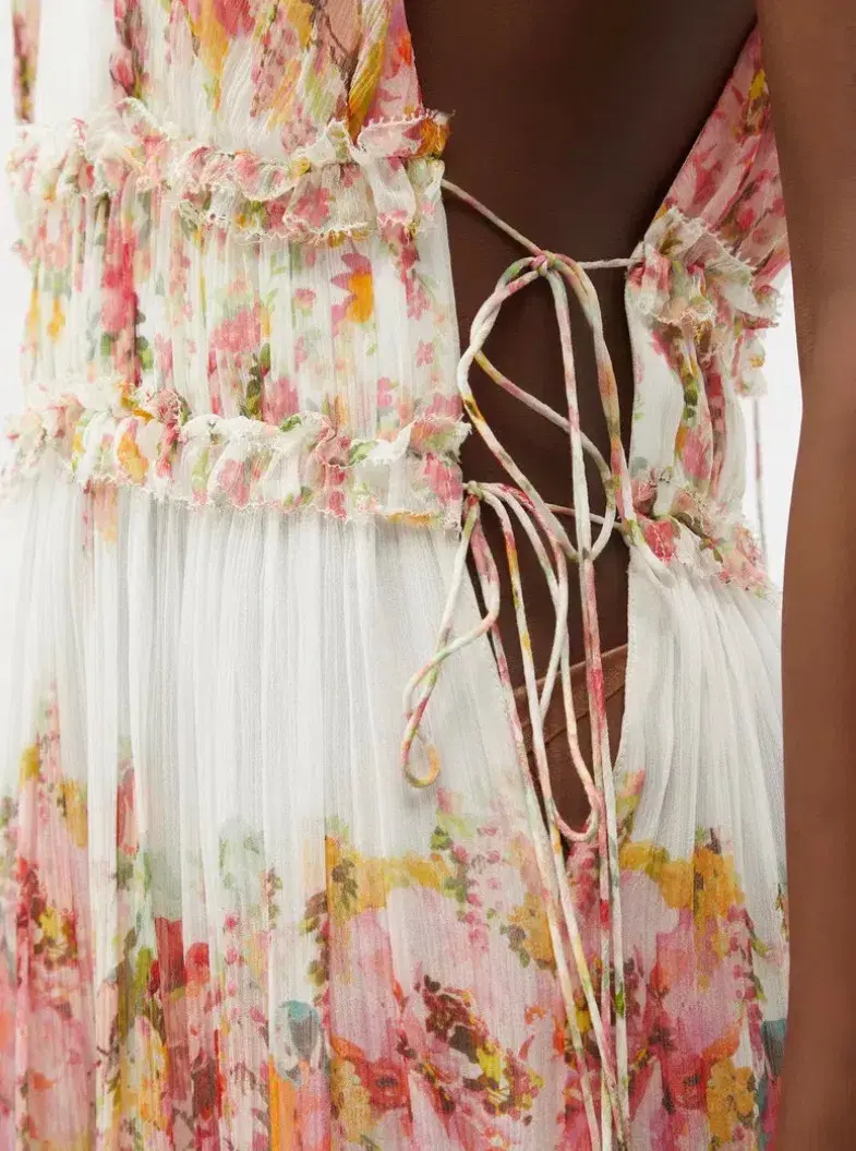 Zimmerman Mae Midi Dress  for rent on The Volte - main image