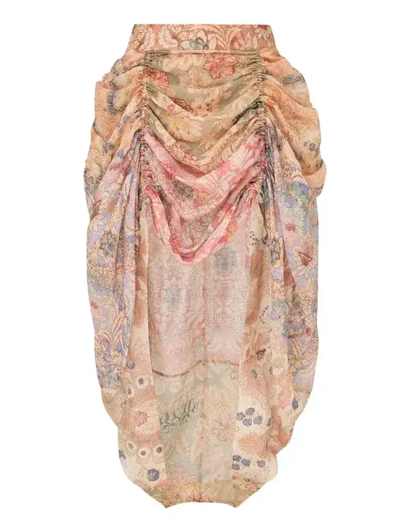Zimmermann Rebellion Draped Midi Skirt Size OP - Image 1