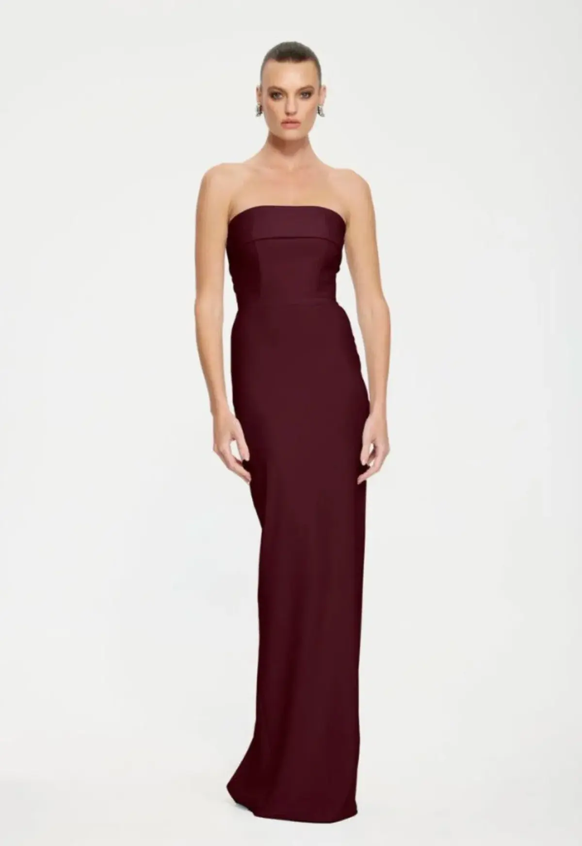 EFFIE KATS Monroe Gown Wine Size 10 (M) - Image 2