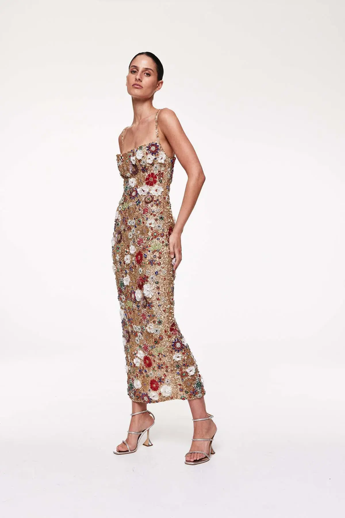 Rachel Gilbert Francesca Gown Dress Gold Size 1 / AU 8 - Image 1