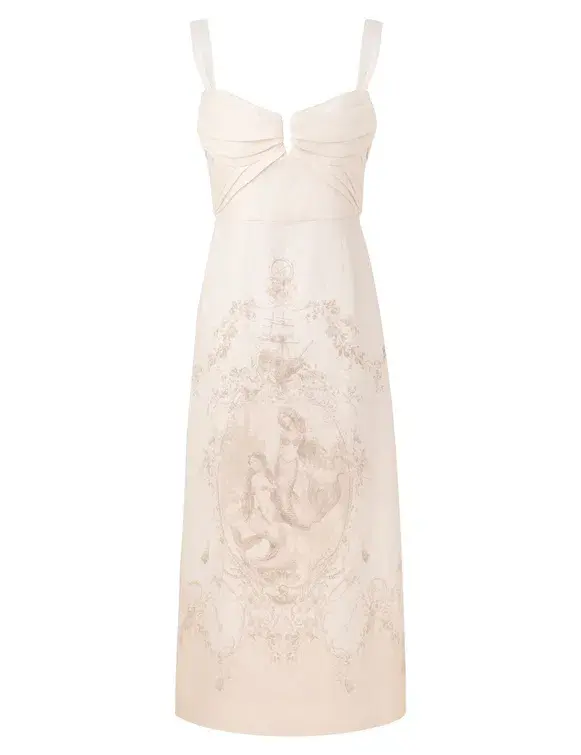 Zimmermann Drape Midi Dress Mermaid Toile Size 2 - Image 1