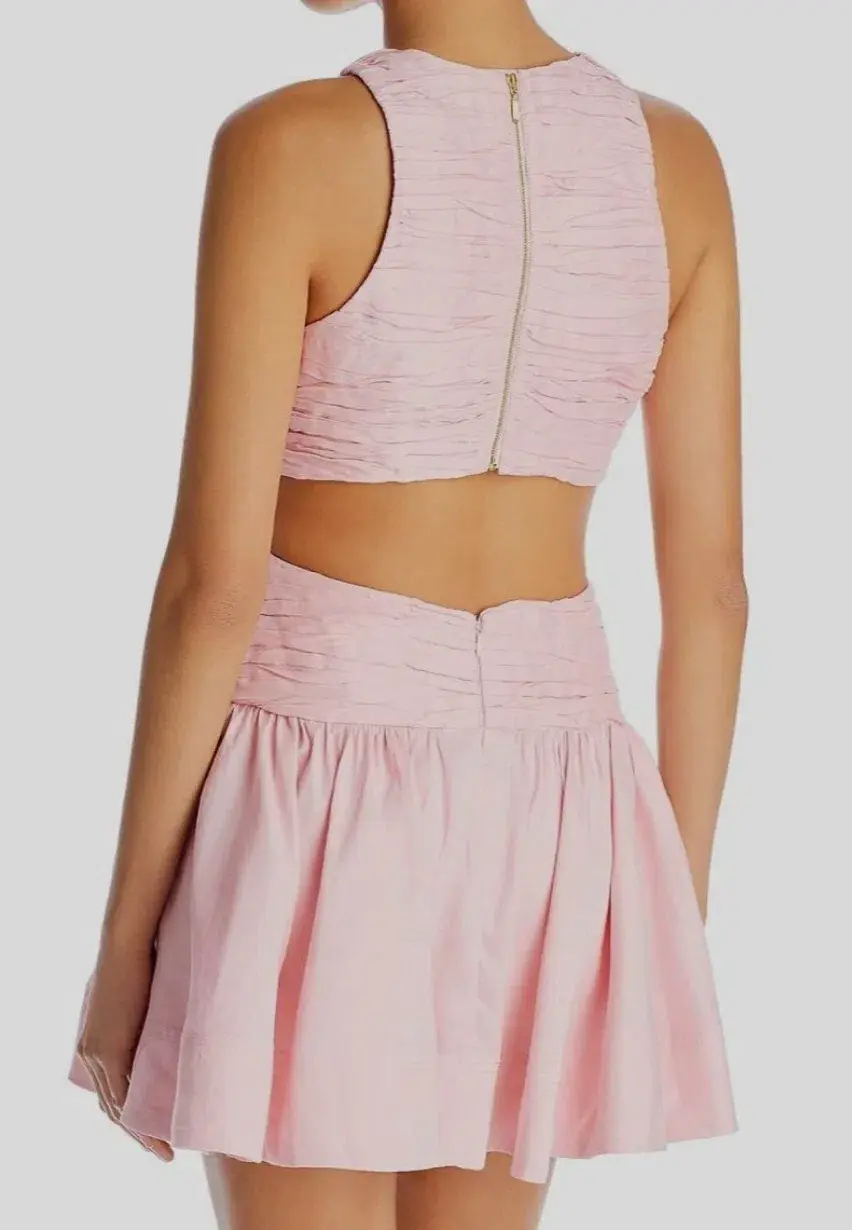 AJE Introspect Mini Pink Dress - Image 3