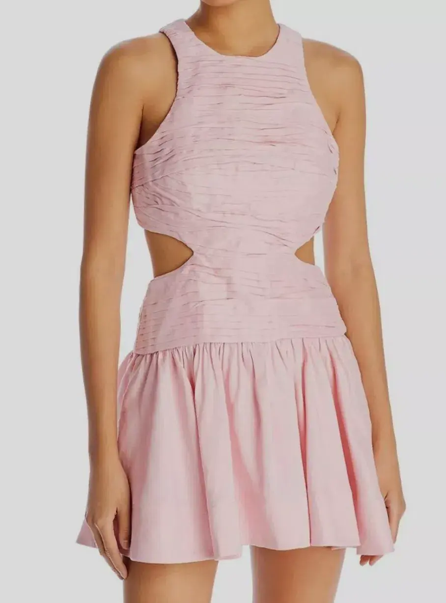 AJE Introspect Mini Pink Dress - Image 1
