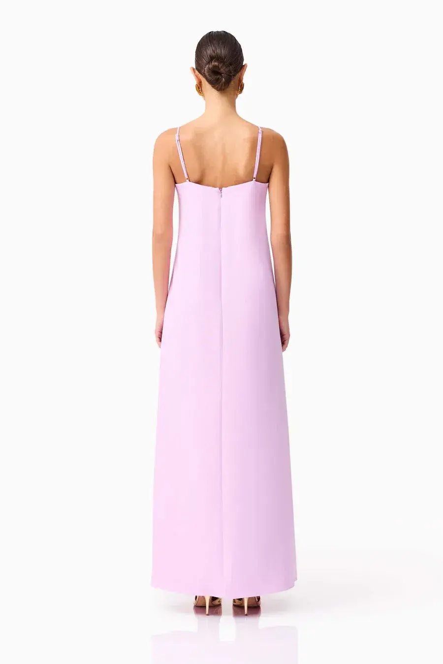 Elliatt Buttercup Embroidered Maxi Dress in Purple Size XS - Image 2