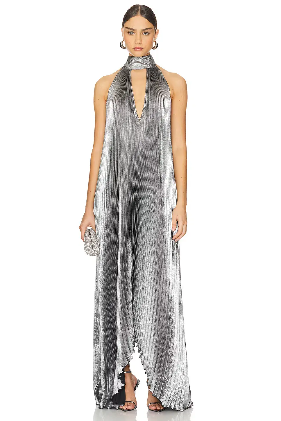 L'IDEE OPERA GOWN GUNMETAL SHIMMER SIZE AU 6 - Image 6