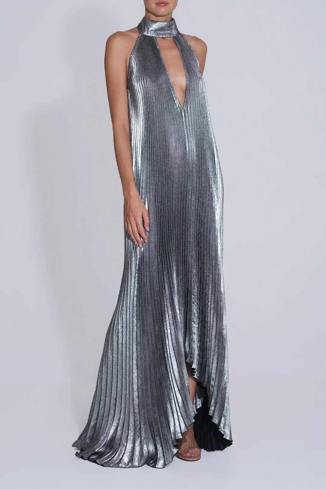 L'IDEE OPERA GOWN GUNMETAL SHIMMER SIZE AU 6 - Image 2