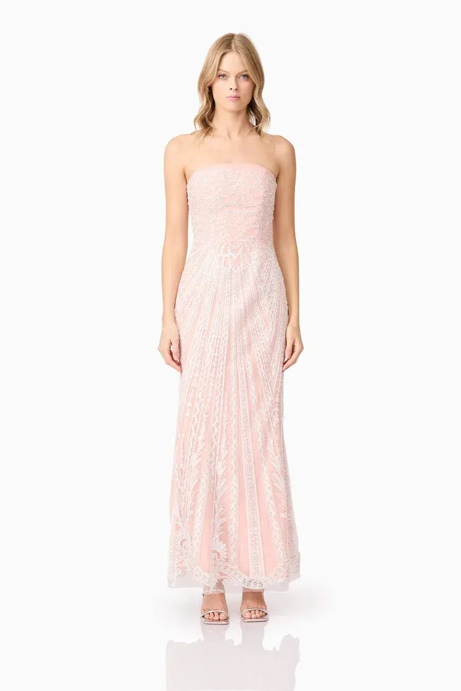 Elliatt Kiki Strapless Gown in Pink Size S - Image 1