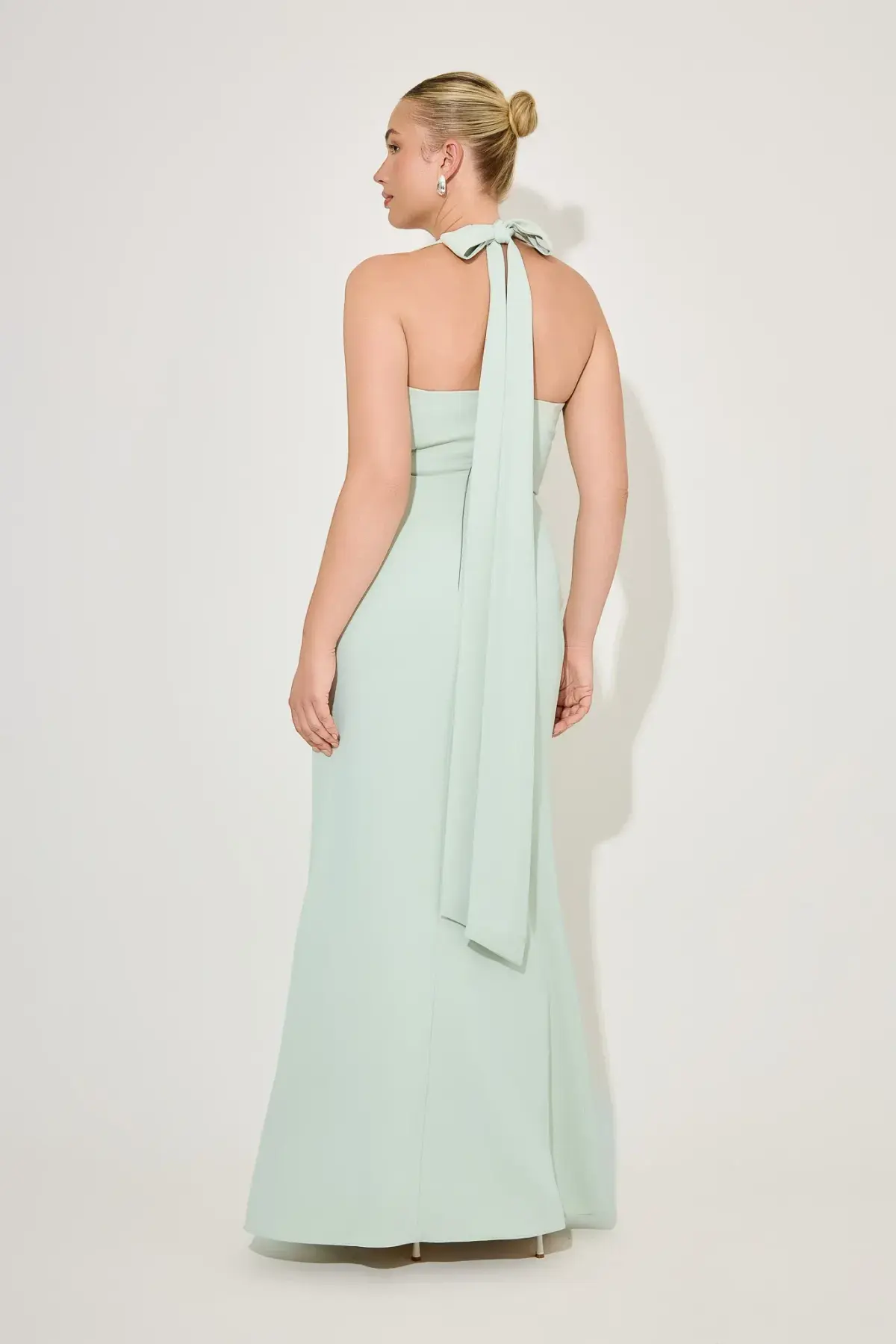 Mint Halter Maxi Dress - Image 4