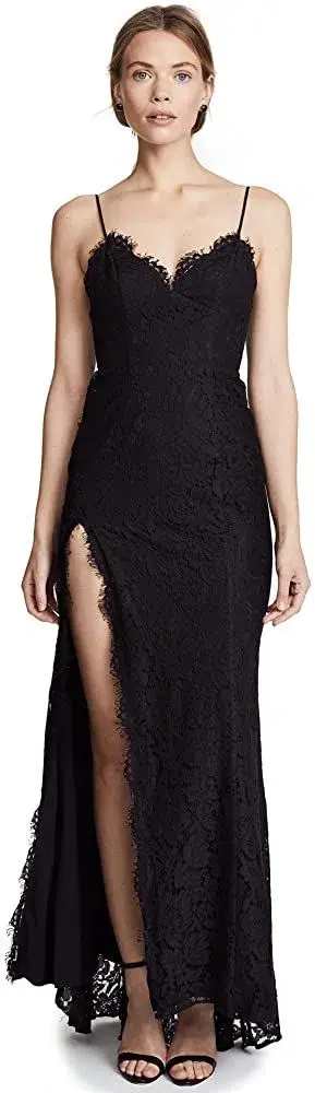 Fame and Partners Black Lace Dress - Image 1