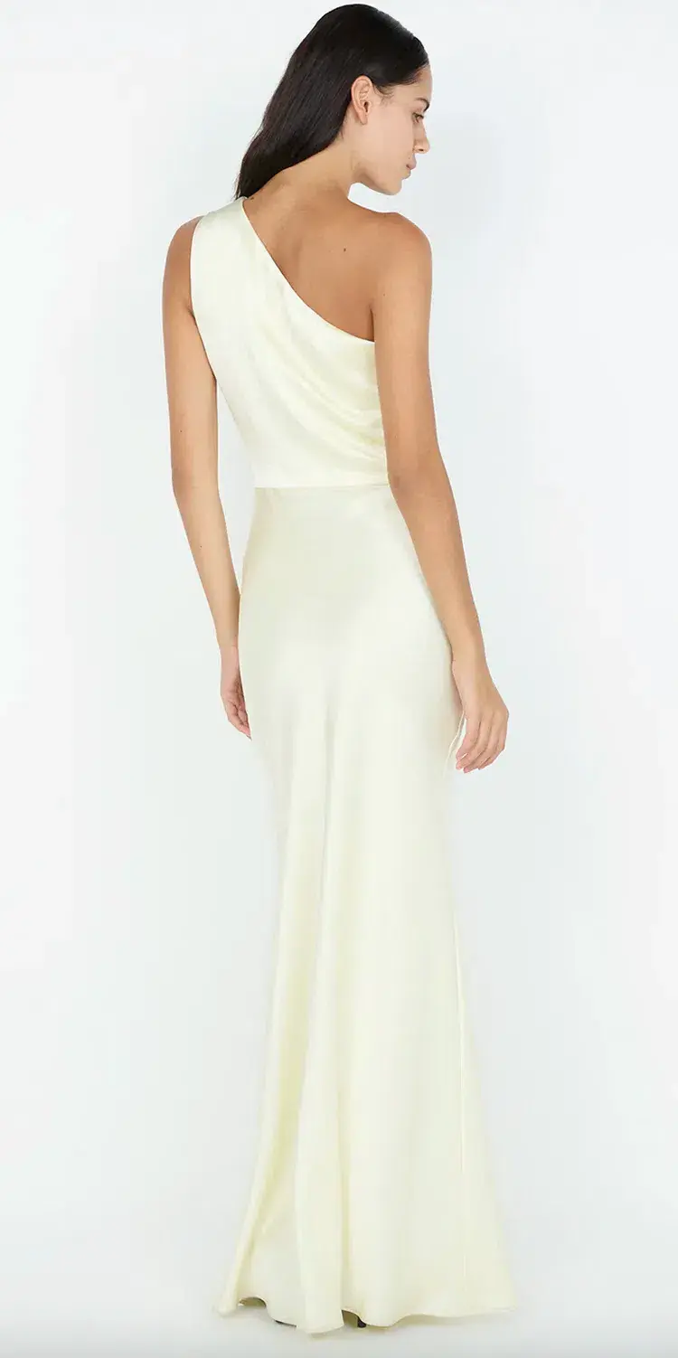 Bec & Bridge The Dreamer Asym Dress Ice Yellow Size 10 - Image 2