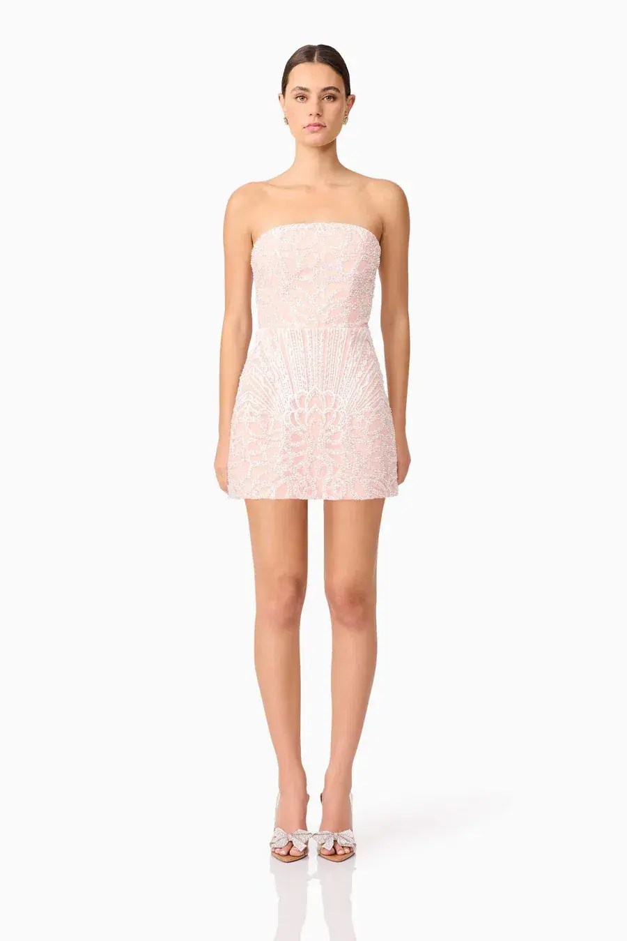 Elliatt Kiki Strapless Mini Dress in Pink Size M - Image 1