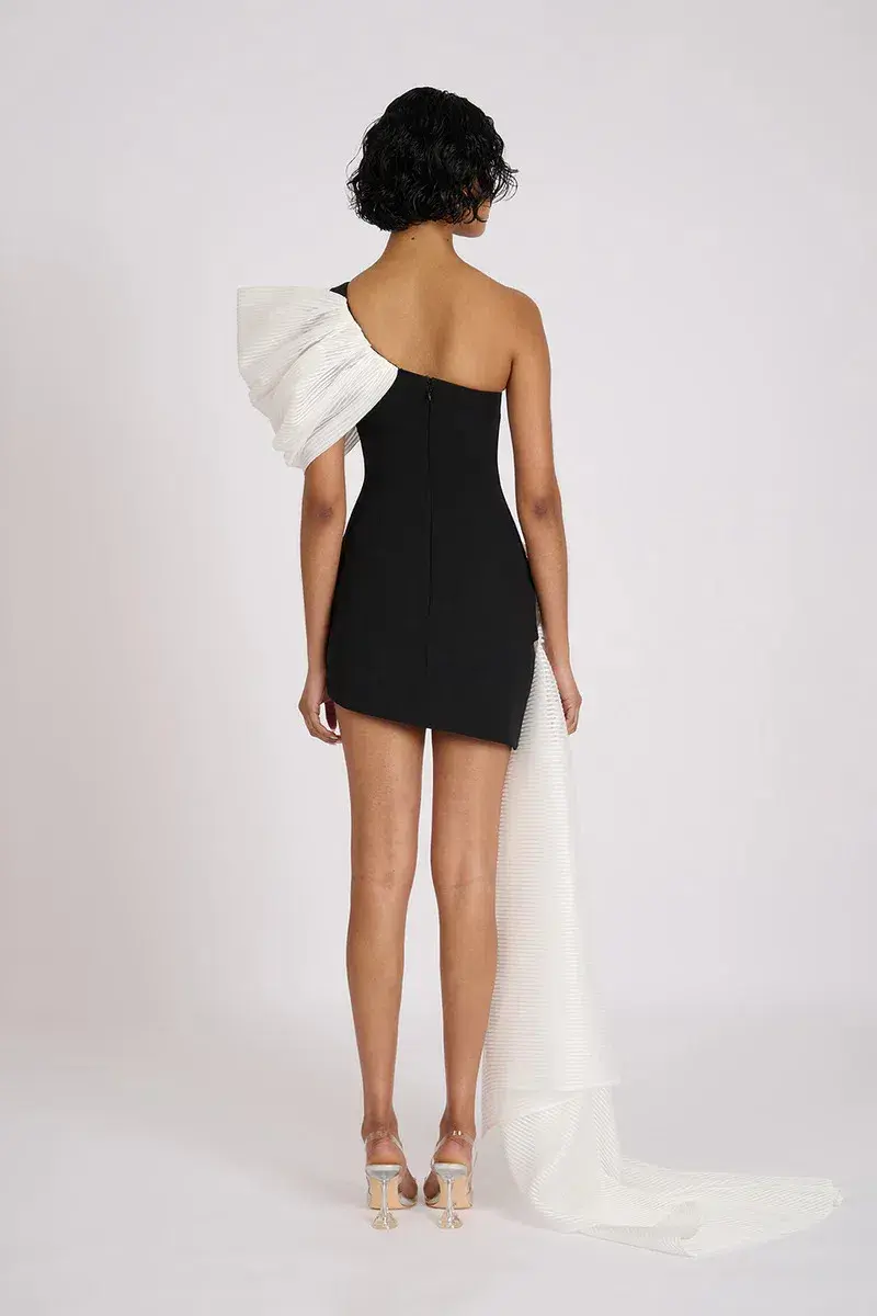 Eliya the Label Issy Dress Black White Size M / AU 10 - Image 2