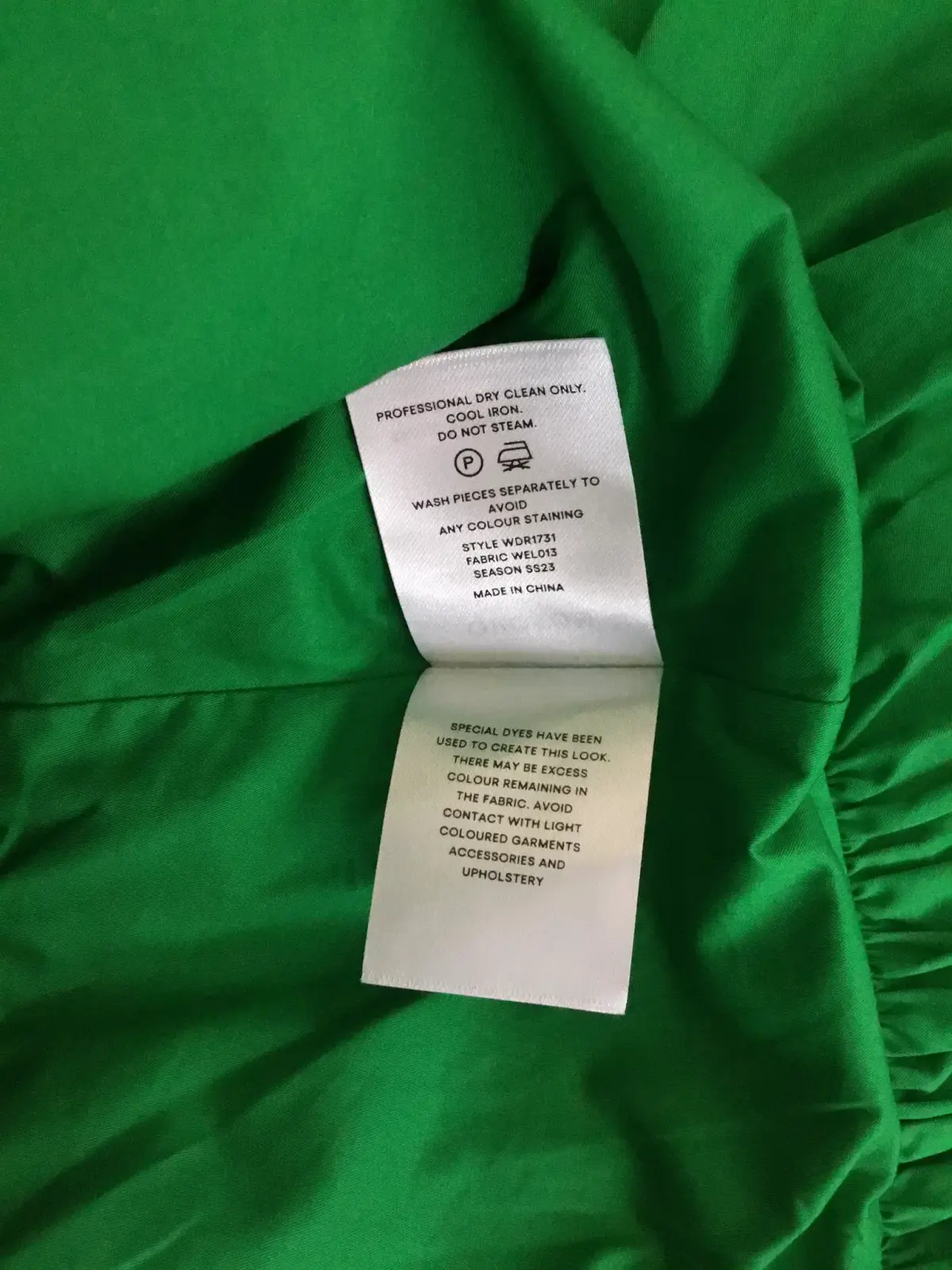 Oroton Tie Back Dress In Jewel Green Size XS AU&UK 6 US 2  - Image 10
