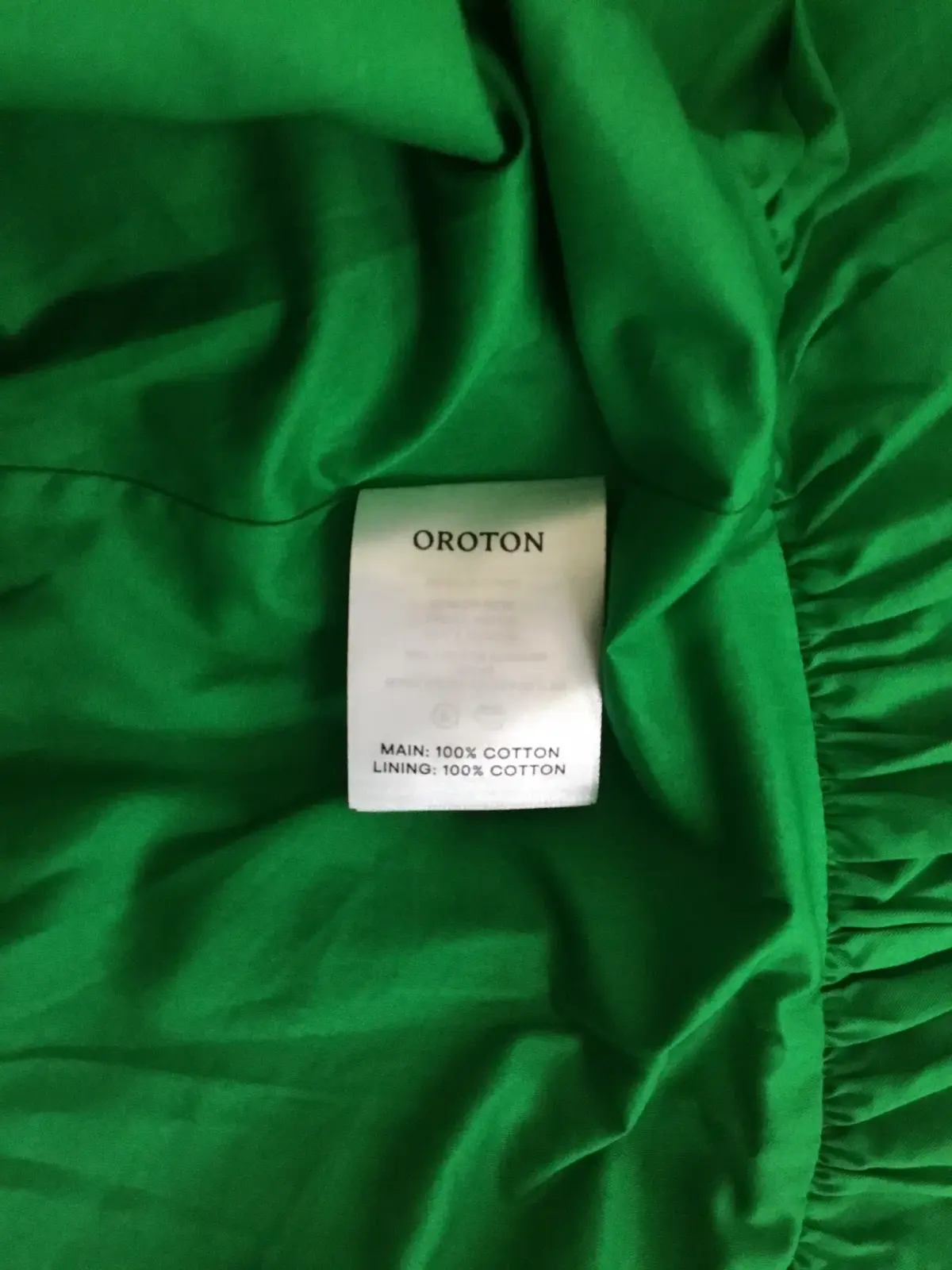 Oroton Tie Back Dress In Jewel Green Size XS AU&UK 6 US 2  - Image 9