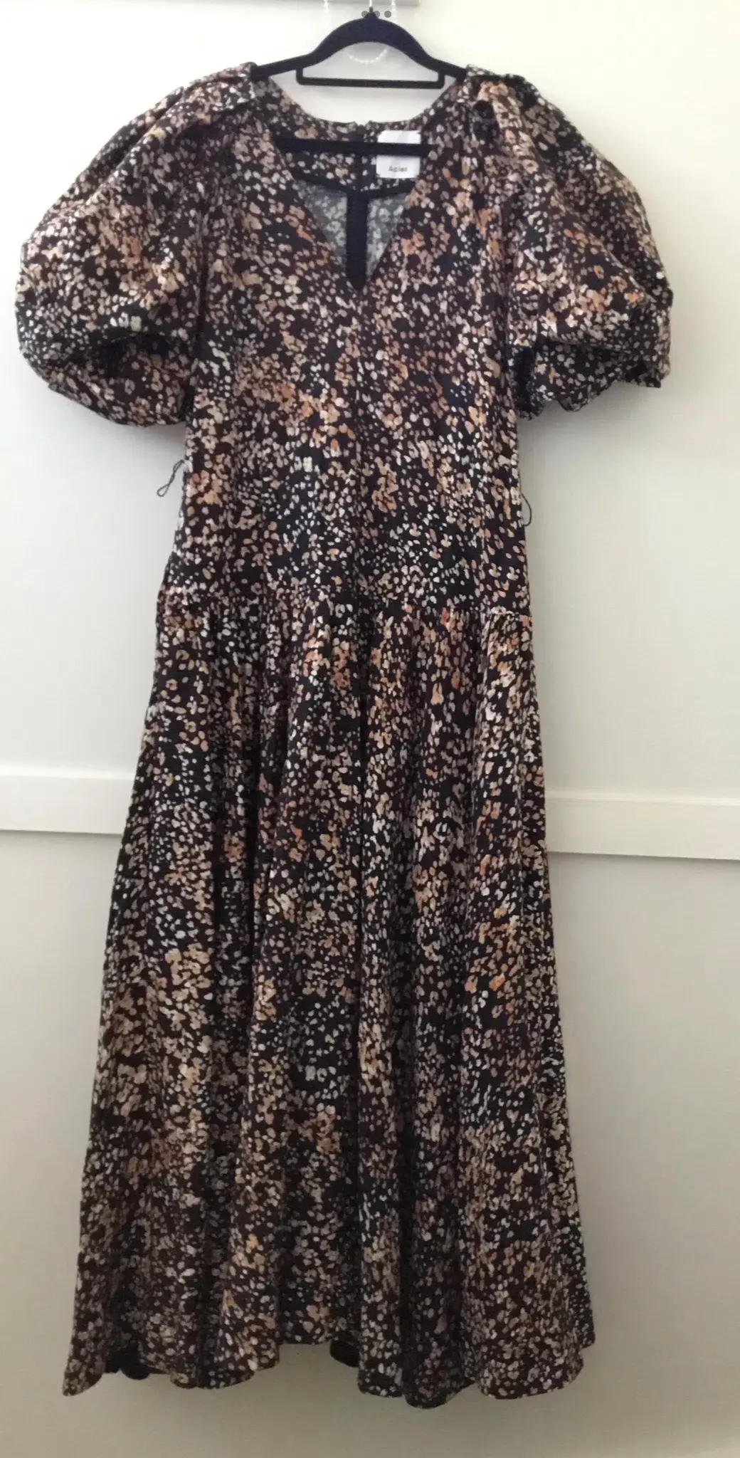 Acler Warner Wild Spot Print Maxi Dress  for rent on The Volte - main image