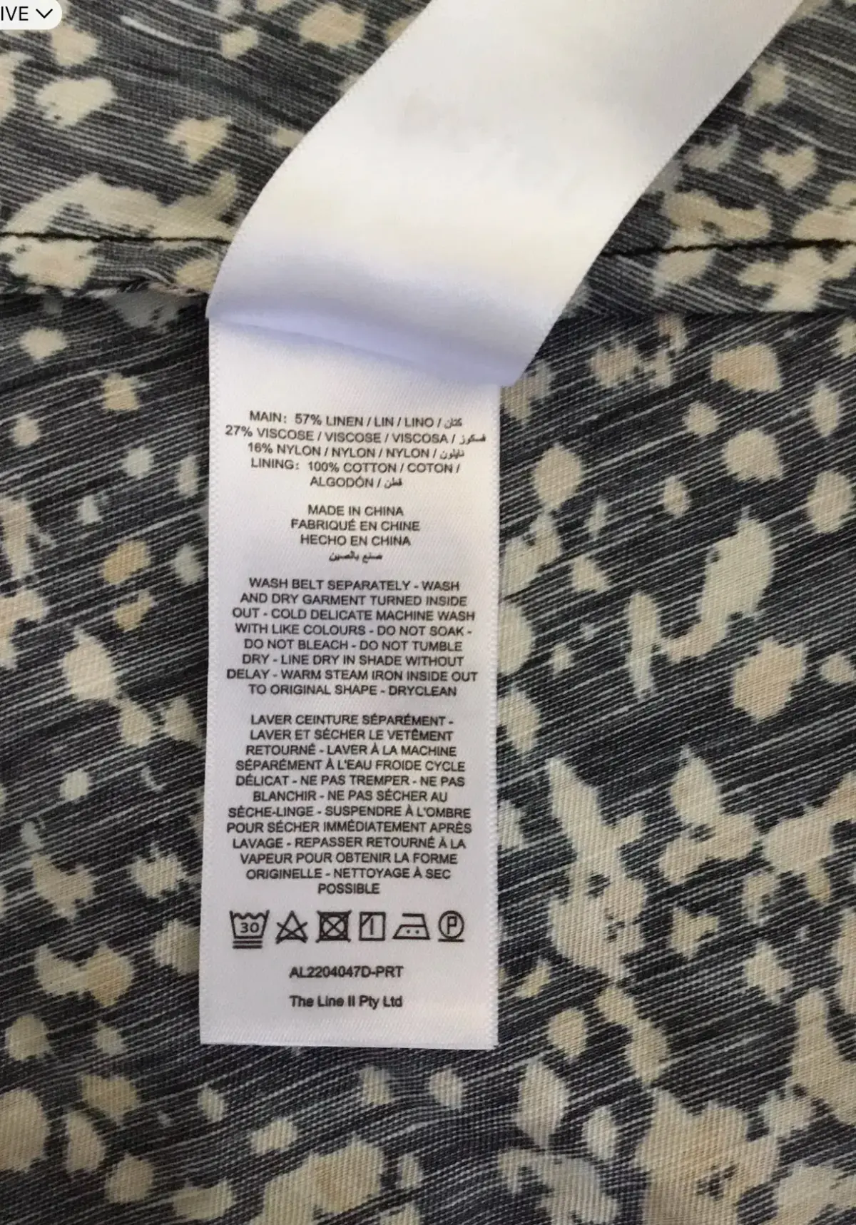 Acler Warner Wild Spot Print Maxi Dress  - Image 10